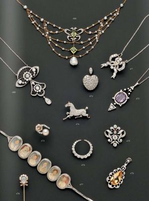 精美古董珠寶首飾 時(shí)光中的璀璨藝術(shù)